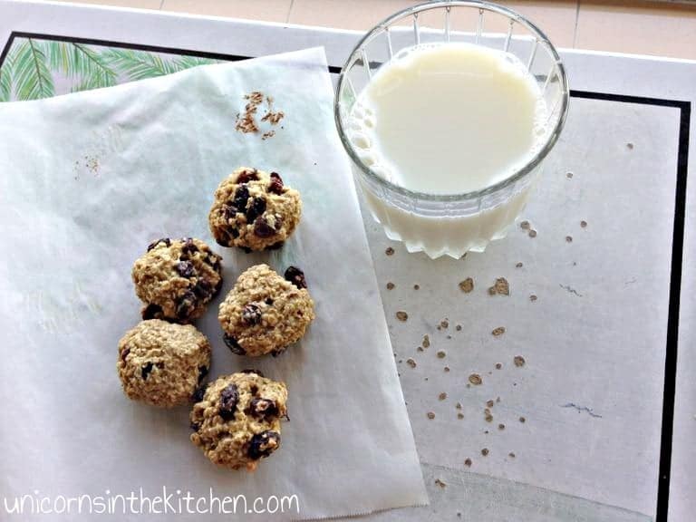 No Sugar No Butter Chewy Oatmeal Raisin Cookies • Unicorns in the Kitchen