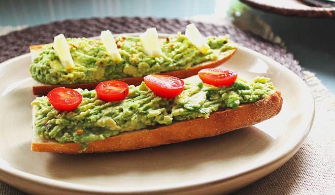 Avocado Toast Boats are healthy and filling! Perfect for breakfast!