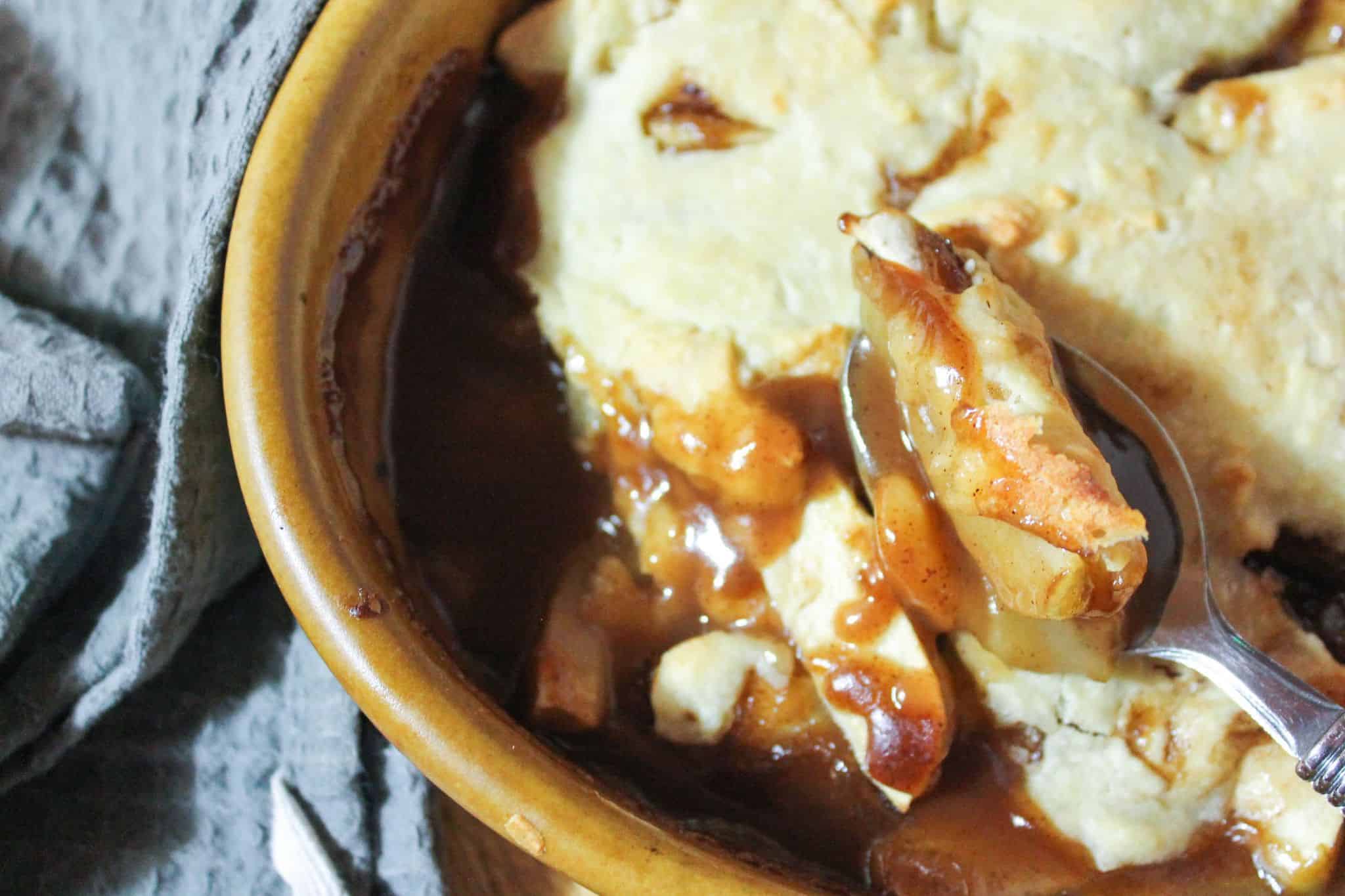 Caramel Apple Cobbler Recipe From Scratch