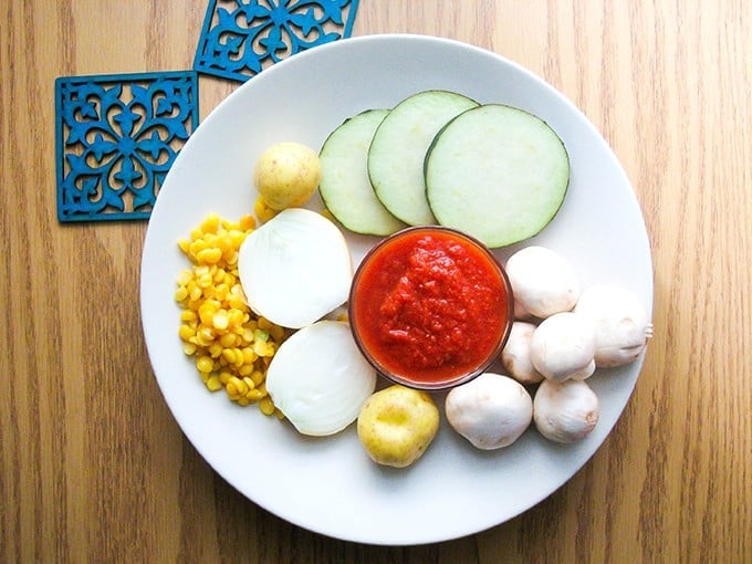 Persian Split chickpea stew is a great dish to be served with Persian style rice