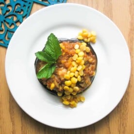 Persian Split chickpea stew is a great dish to be served with Persian style rice