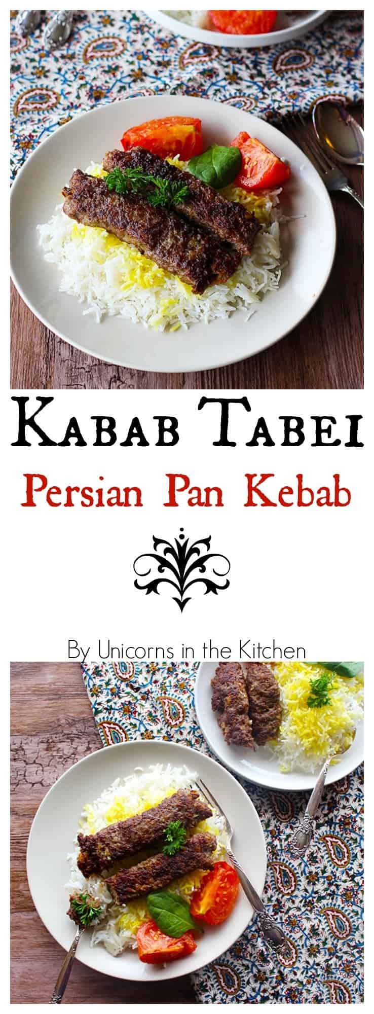 Kabab Tabei is a delicious dish that you can make if you like to have kebabs but you don't want to use a grill or you don't have one. It's simple and can be ready in an hour with a handful of ingredients! 