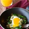 Persian Spinach and Eggs - Nargesi is an easy dish, very nutritious and made in one pan and in no time! Full of great flavors and spices, delicious indeed!