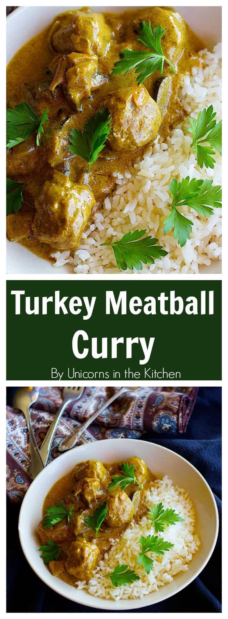 Spice up your curry game with this Turkey Meatball Curry which has a special ingredient that gives a nice kick to the dish. Serve with a side of rice to turn it into a full meal! 