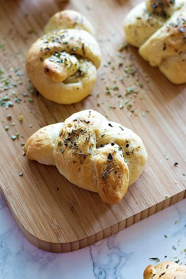 These Garlic Knots recipe pair well with any dish and are super easy to make. The ingredients are simple and the steps are even simpler!