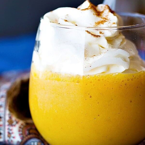 Start your morning with an all-time favorite fall dessert flavored smoothie. Pumpkin Pie Smoothie is naturally sweetened and tastes just like pumpkin pie!