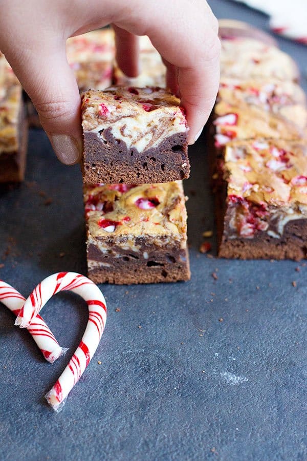 This recipe is easy to follow and calls for a layer of cheesecake on top.