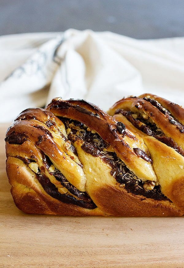 This classic babka recipe is getting a delicious twist. Soft dough filled with sweet dates and crunchy walnuts makes a this a mouth-watering treat.