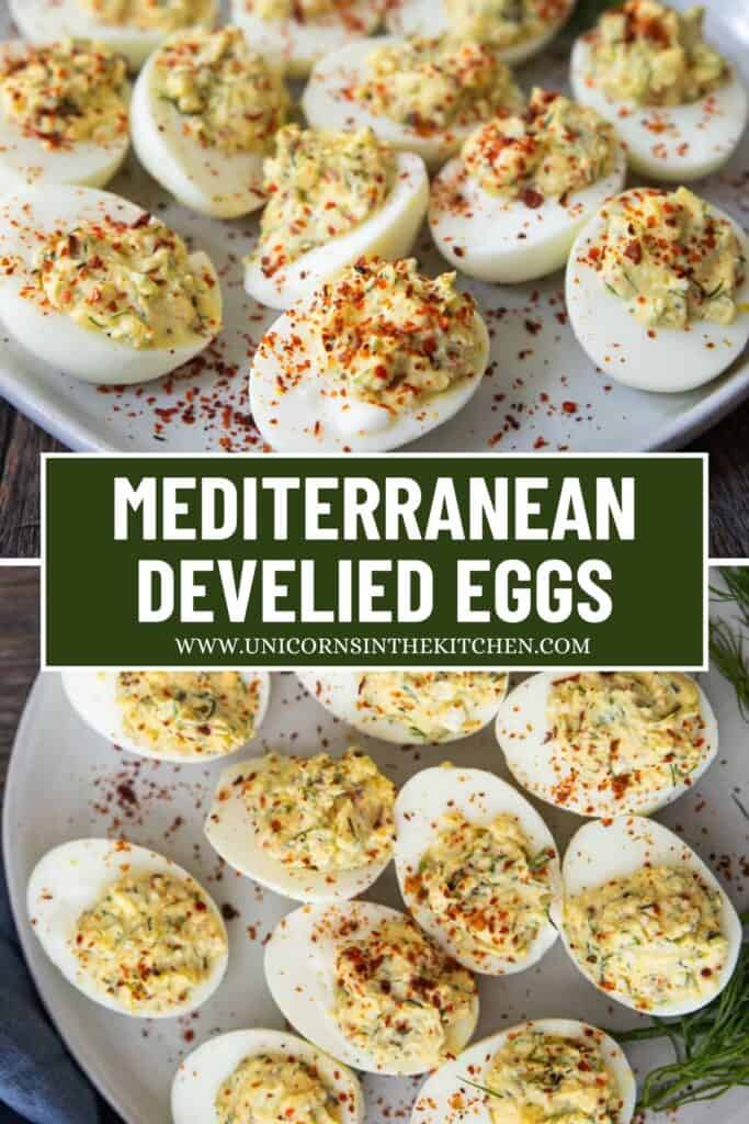 These Mediterranean deviled eggs will be your favorite! They’re very delicious and light thanks to Greek yogurt, feta and spices. I’ve included instructions on how to prepare the eggs and variations of this delicious appetizer. 