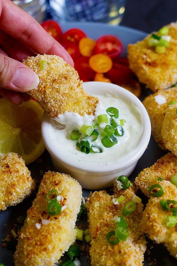 ranch chicken tenders are perfect for a light dinner because they are baked. 