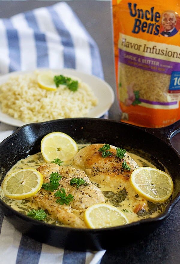 Easy Lemon Butter Chicken is a fantastic family dinner option. Juicy chicken bursting with amazing flavors takes your usual dinner to a whole new level!