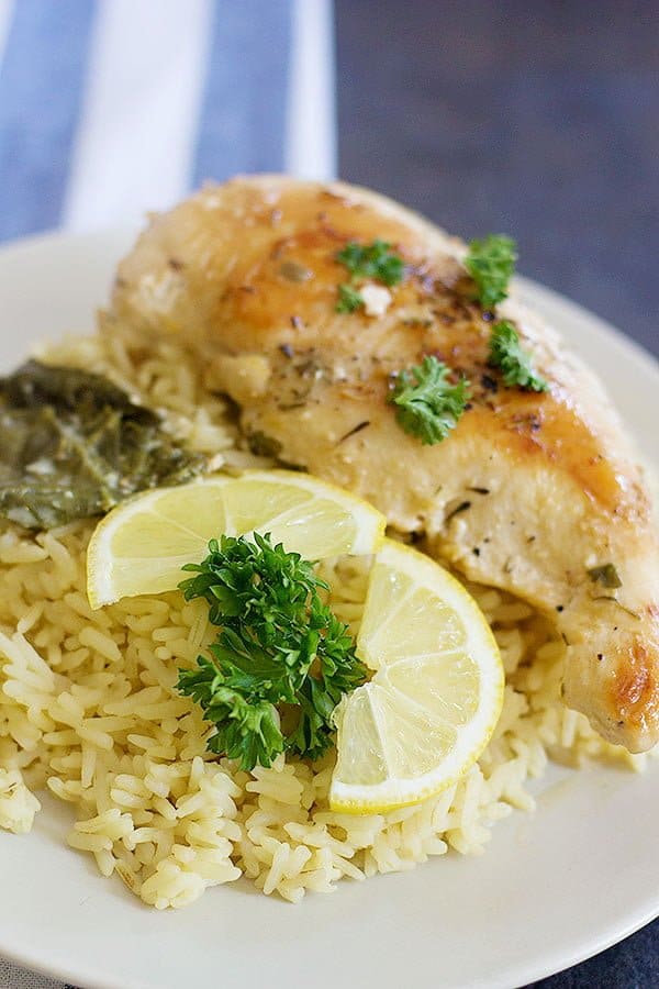 Easy Lemon Butter Chicken is a fantastic family dinner option. Juicy chicken bursting with amazing flavors takes your usual dinner to a whole new level!