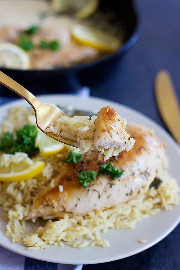 Easy Lemon Butter Chicken is a fantastic family dinner option. Juicy chicken bursting with amazing flavors takes your usual dinner to a whole new level!