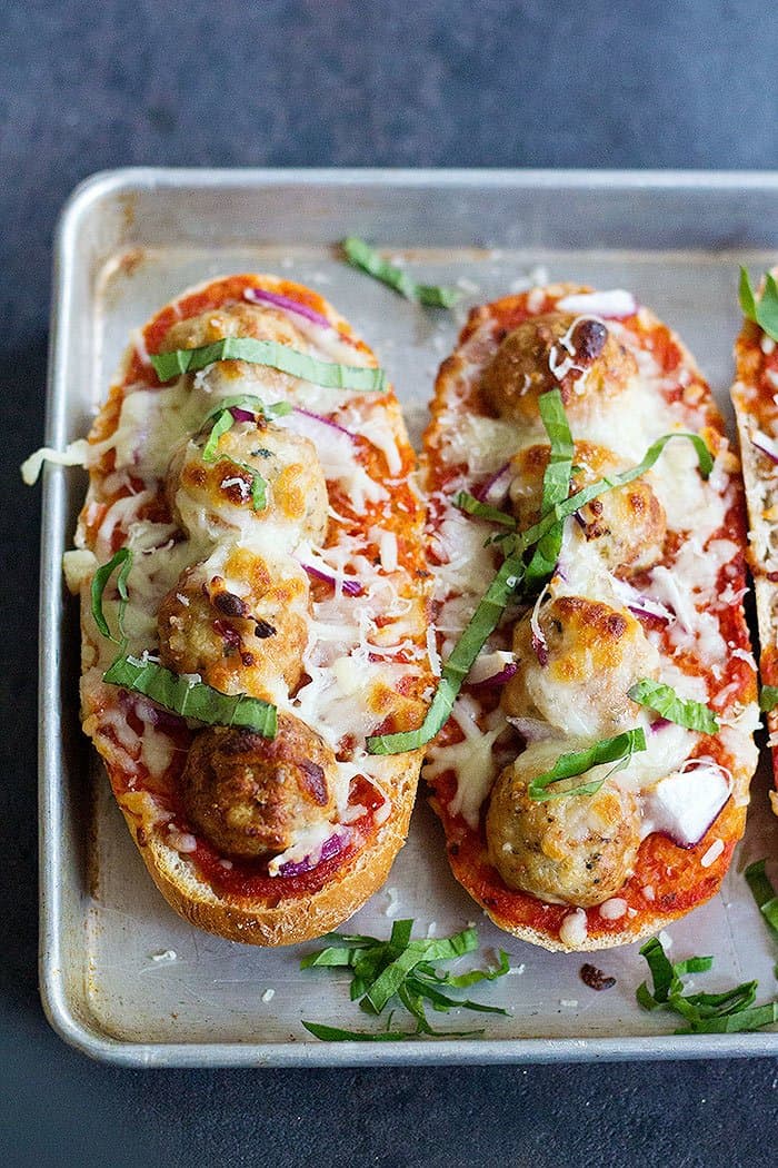 Take the good old sub sandwich to a whole new level by making Meatball Sub Pizza! Kids and adults both love this easy family meal!