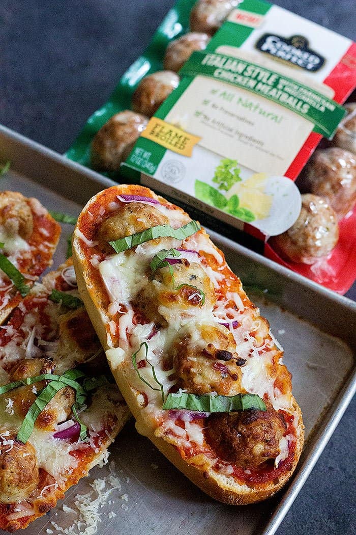 Take the good old sub sandwich to a whole new level by making Meatball Sub Pizza! Kids and adults both love this easy family meal!