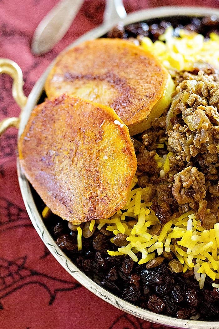 lentil rice also called adas polo is a traditional Persian dish that's very delicious. 