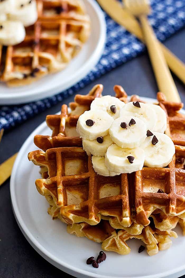 This waffle recipe is perfect for brunch and breakfast. 