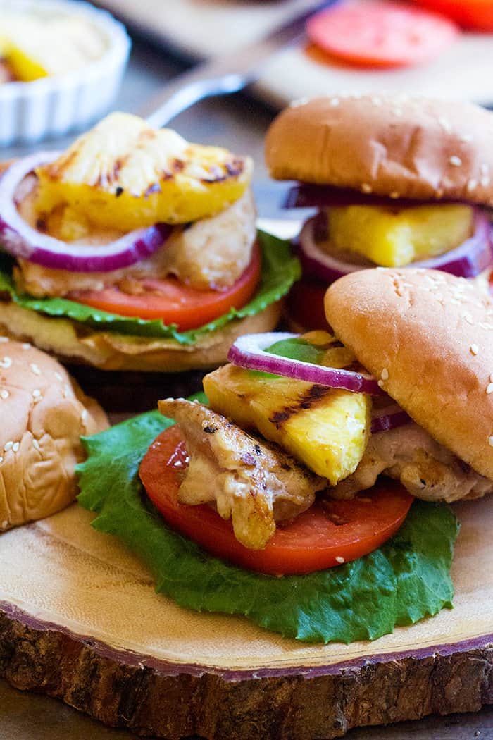 This Hawaiian Chicken Sandwich is packed with flavors and is perfect for a pack and go weekday lunch. The flavors in this sandwich are unique and so hard to resist!