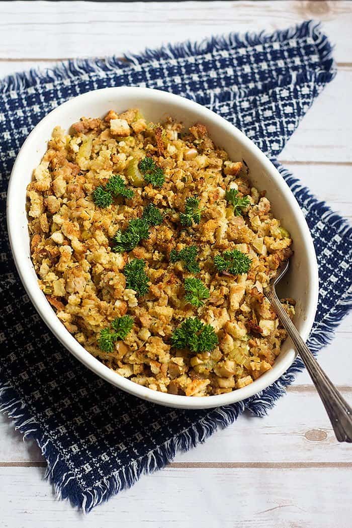This sausage stuffing recipe is very flavorful and super tasty.