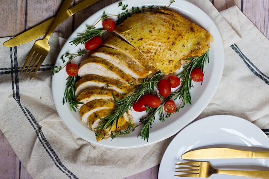 Learn how to cook turkey breast in a slow cooker with minimal preparation. 