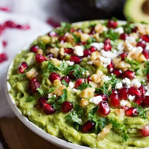 The Best Pomegranate Guacamole Recipe • Unicorns in the Kitchen