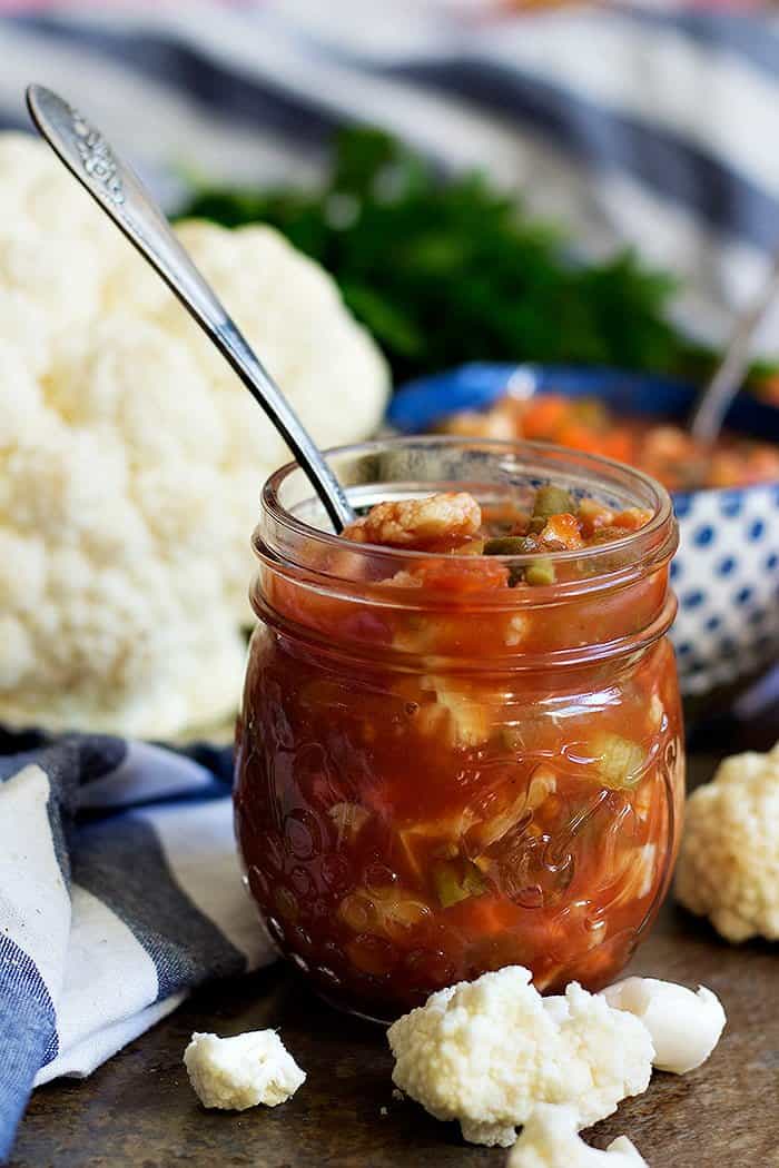 Persian Pickles with tomatoes are the perfect addition to any Persian dish. It's made with crisp and delicious vegetables mixed with homemade tomato sauce and spices.