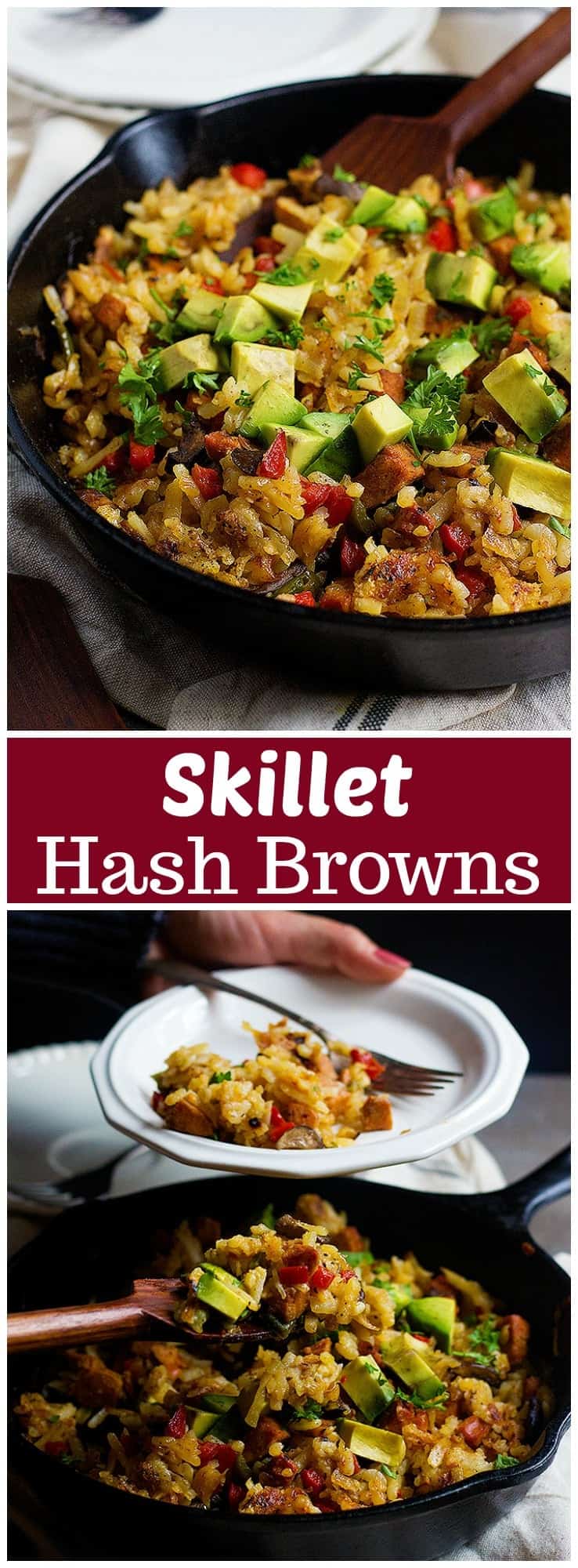 Skillet Hash Browns | Skillet Hash Browns Recipe | Skillet Hash Browns Breakfast | Hash Browns and Sausage | #HashBrowns #HashBrownsBreakfast