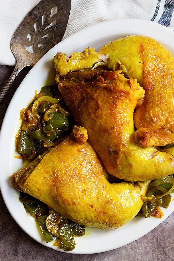 Persian Chicken with Saffron is a delicious dish full of amazing flavors. 