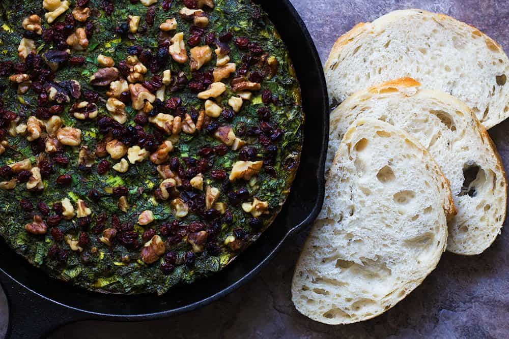 Serve kuku sabzi with bread and some yogurt. You can also serve it with rice. 