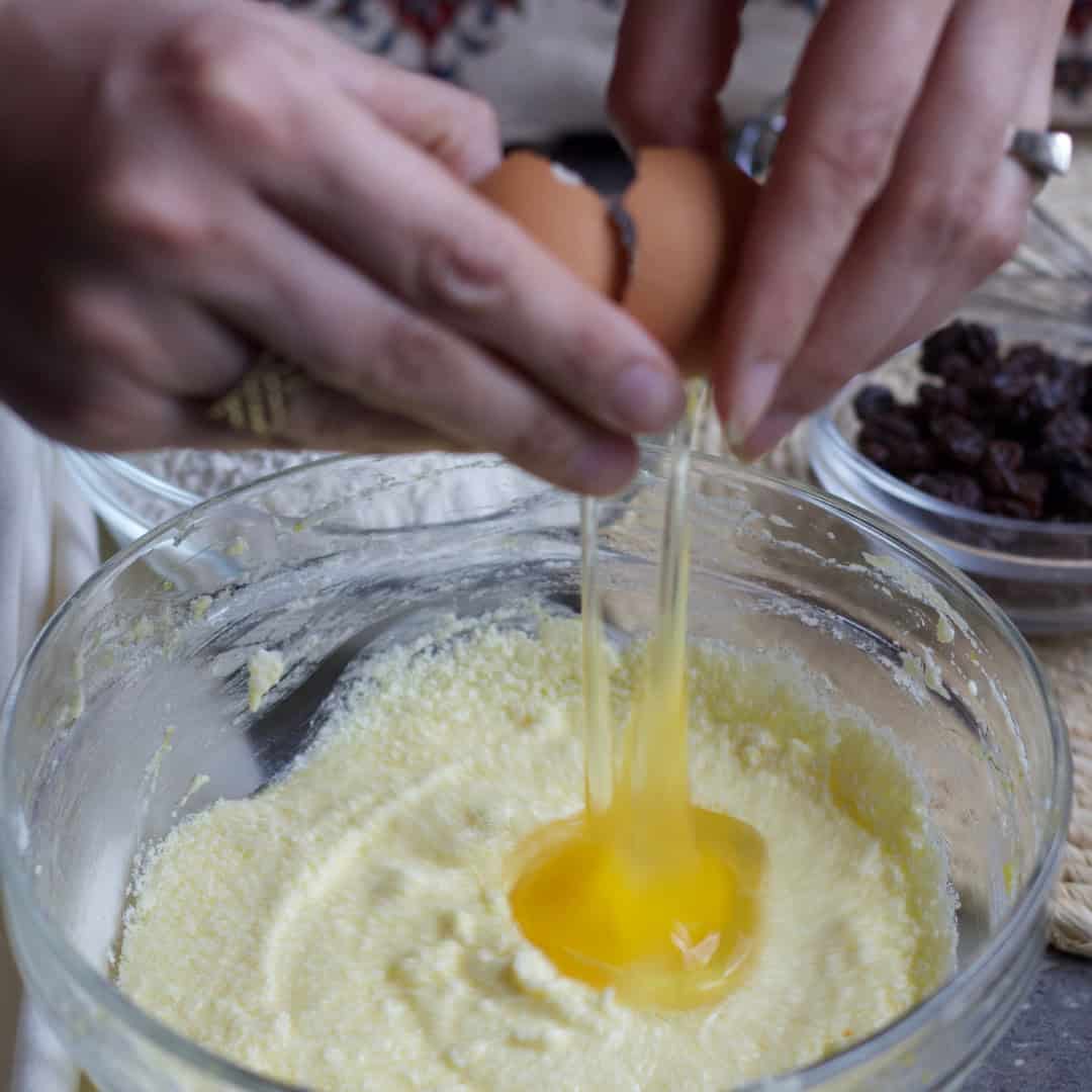 Mix in the flour and stir until you have a smooth fluffy dough.