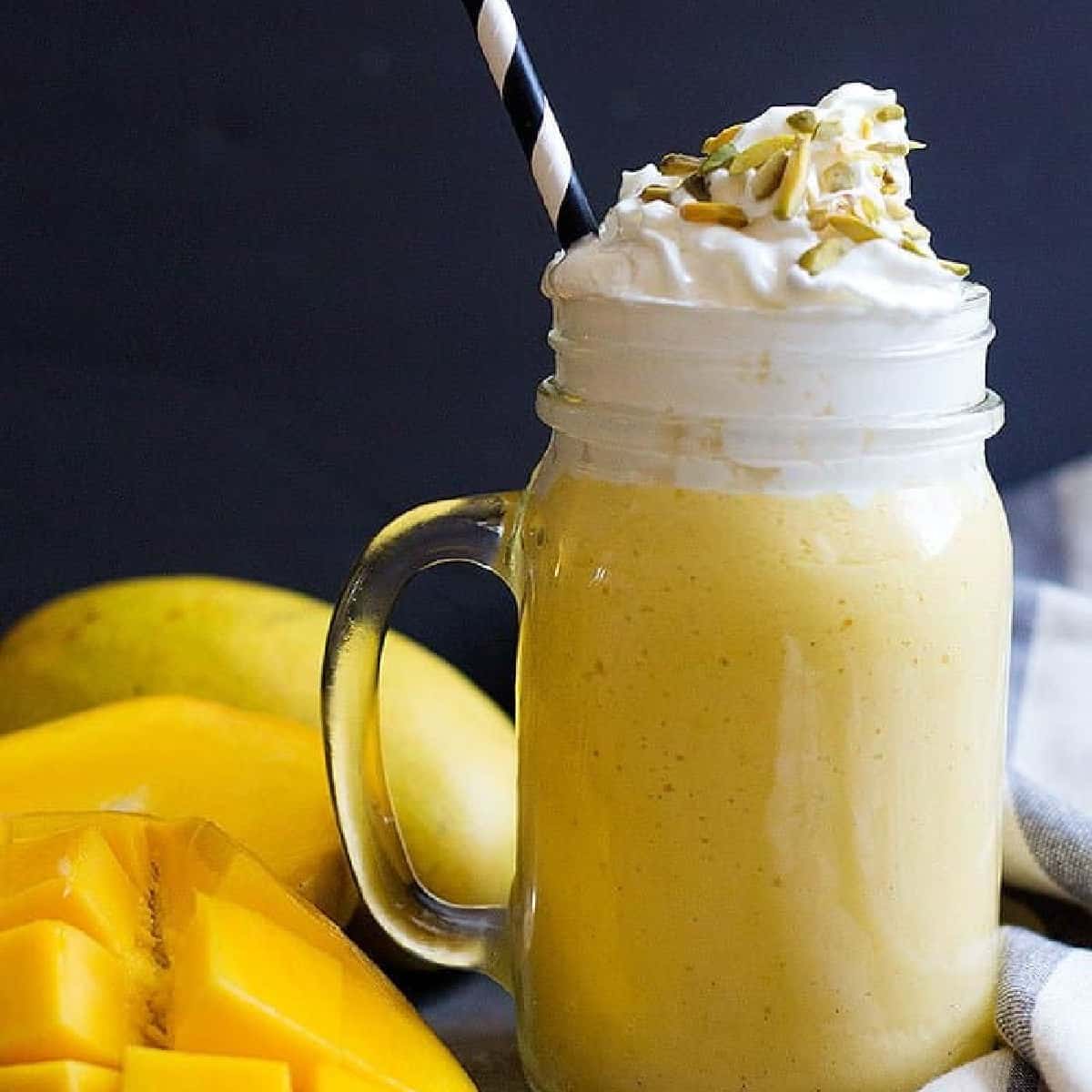 Mango Milkshake With Cardamom Video Unicorns In The Kitchen