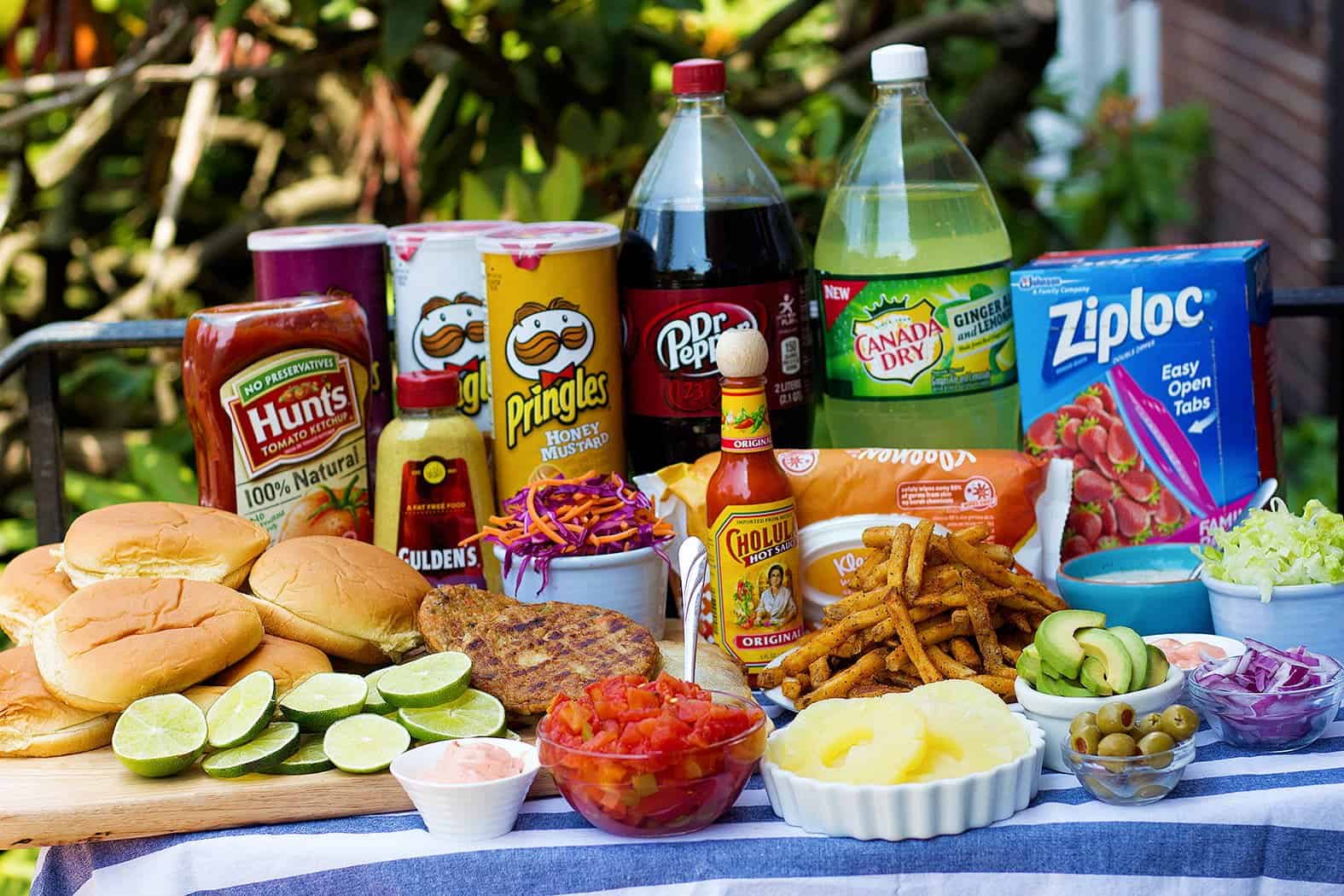 to set up a burger bar you need burgers buns chips and other condiments