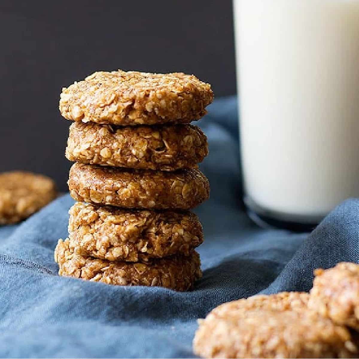 No Bake Peanut Butter Oatmeal Cookies