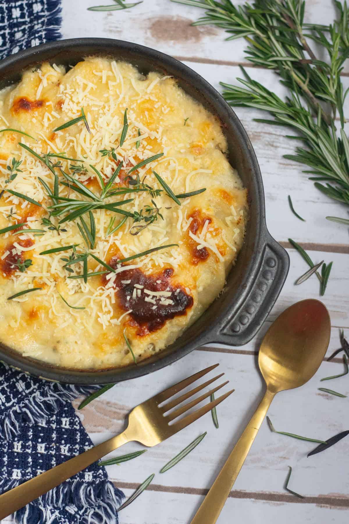 This scalloped potatoes recipe is easy to follow and it's very tasty.