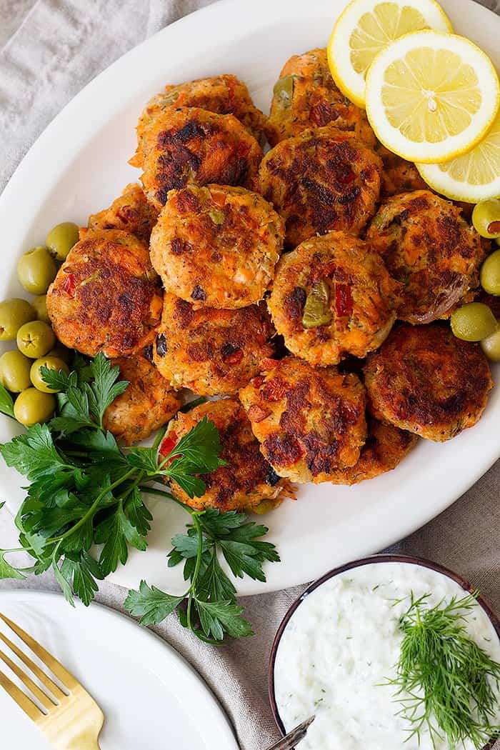 This Alaska salmon patties recipe is perfect for using up leftover salmon. These easy Alaska salmon patties are flaky and tender on the inside and crispy on the outside.