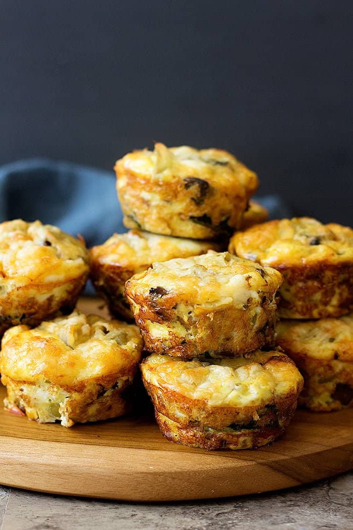 Sausage egg muffins are great for breakfast or brunch. 