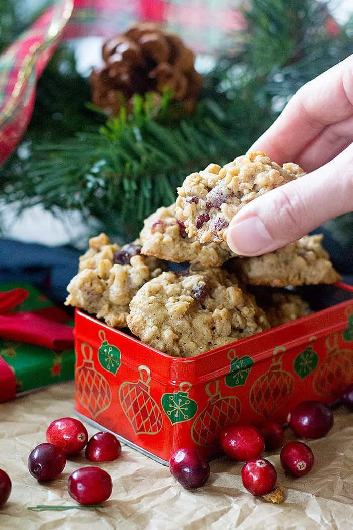 Everyone loves these cranberry oatmeal cookies they're perfect for the holidays. 
