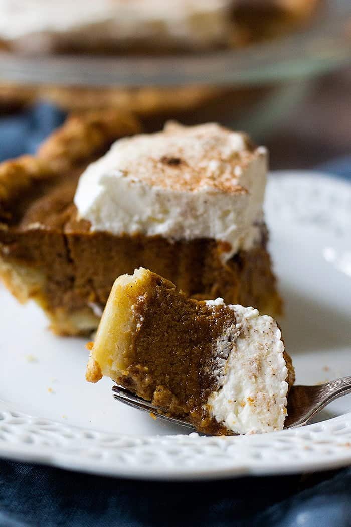 Learn how to make pumpkin pie from scratch with chai spices. 