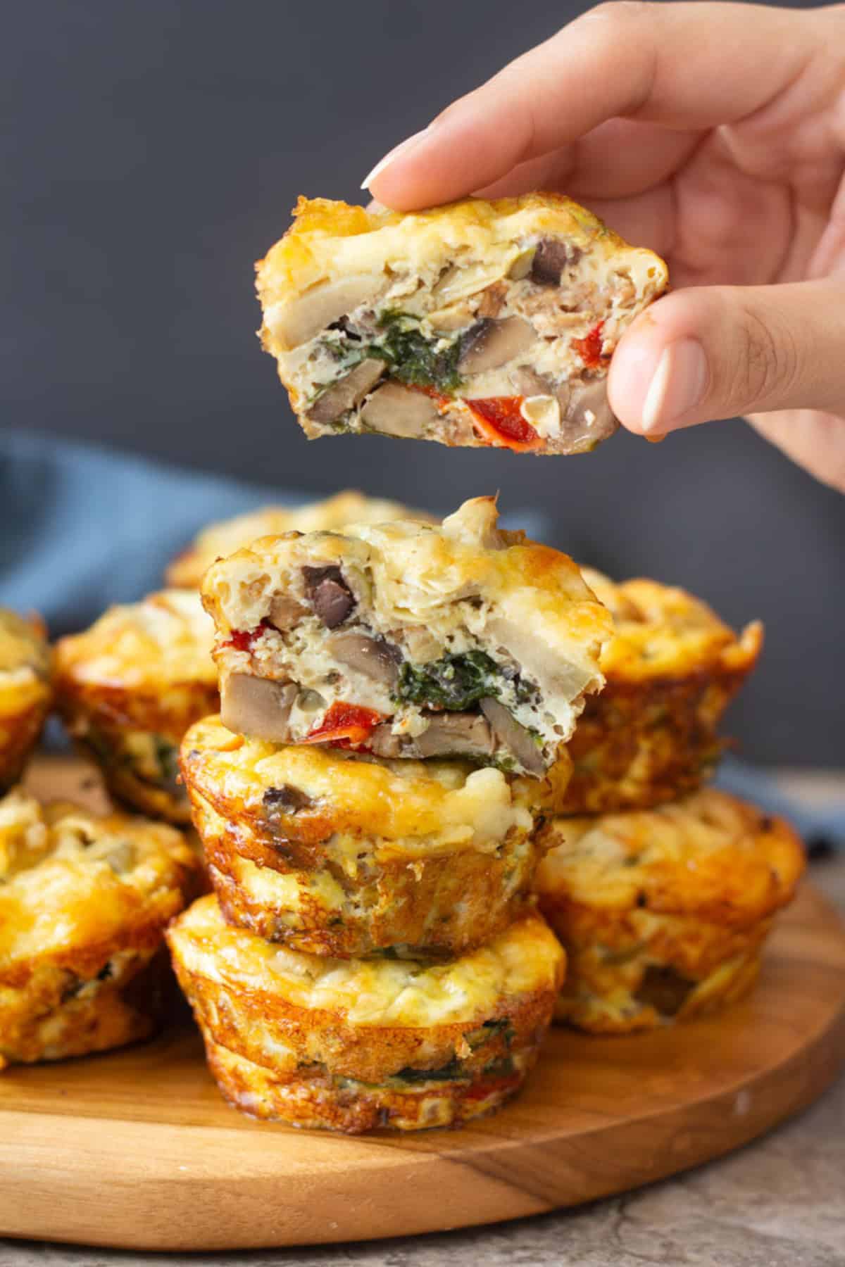 These sausage breakfast muffins are great for on the go breakfast.