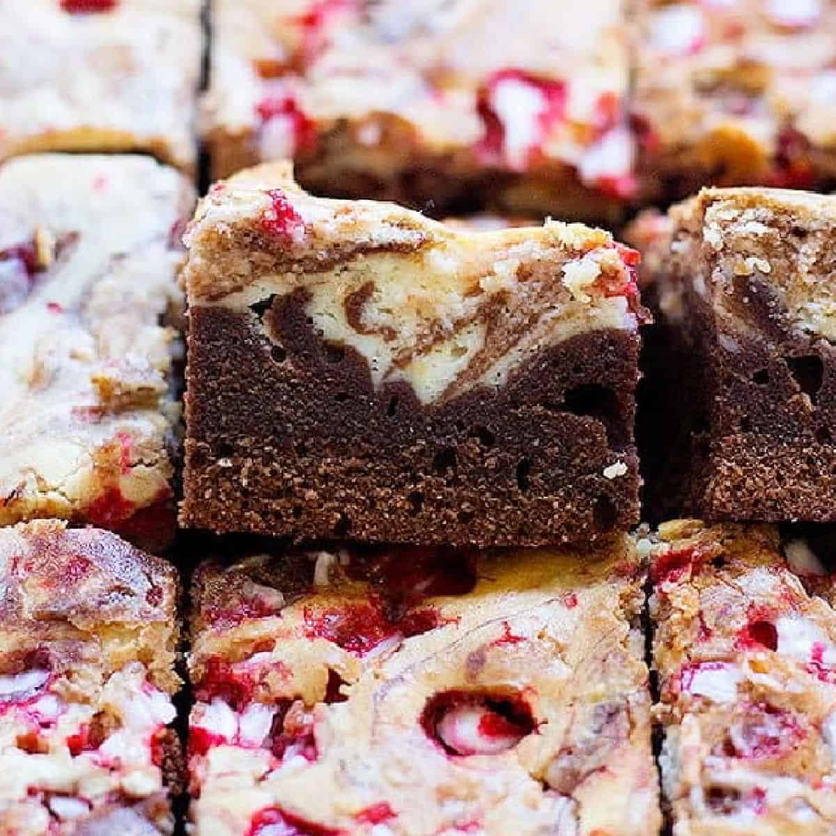 These peppermint brownies are a combination of two favorite desserts with a holiday twist. Fudgy brownies topped with creamy peppermint cheesecake, yum!
