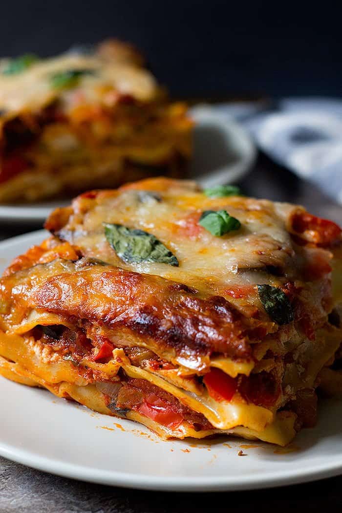 This easy vegetarian lasagna is everyone's favorites. 