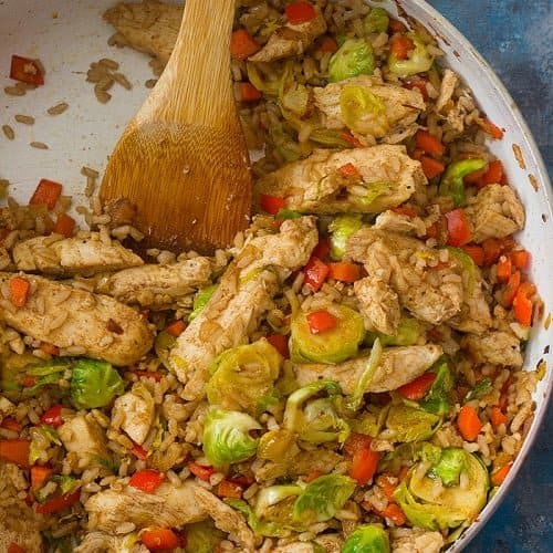 Skillet Chicken And Rice With Veggies Unicorns In The Kitchen