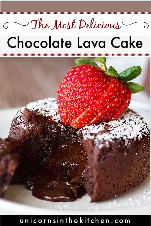 Molten Lava Cake for Two [Video] • Unicorns in the Kitchen