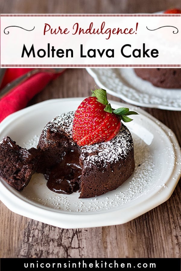 Molten Lava Cake for Two [Video] • Unicorns in the Kitchen