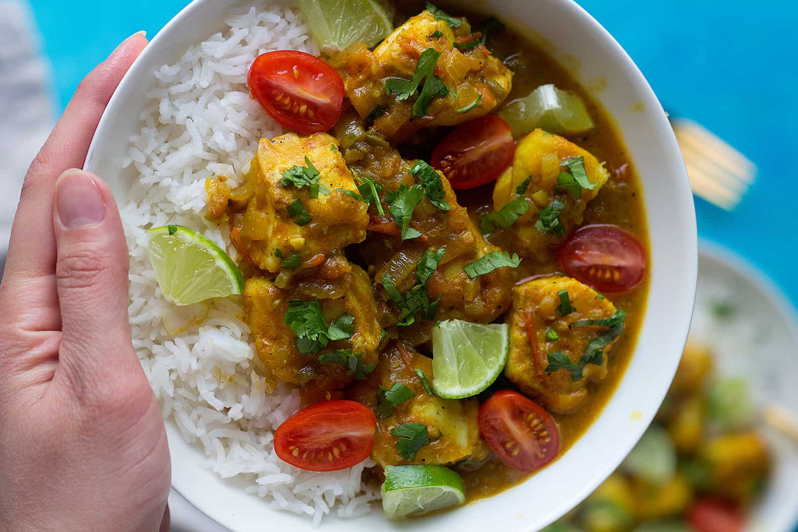 fresh easy fish curry is the perfect weeknight dinner. 