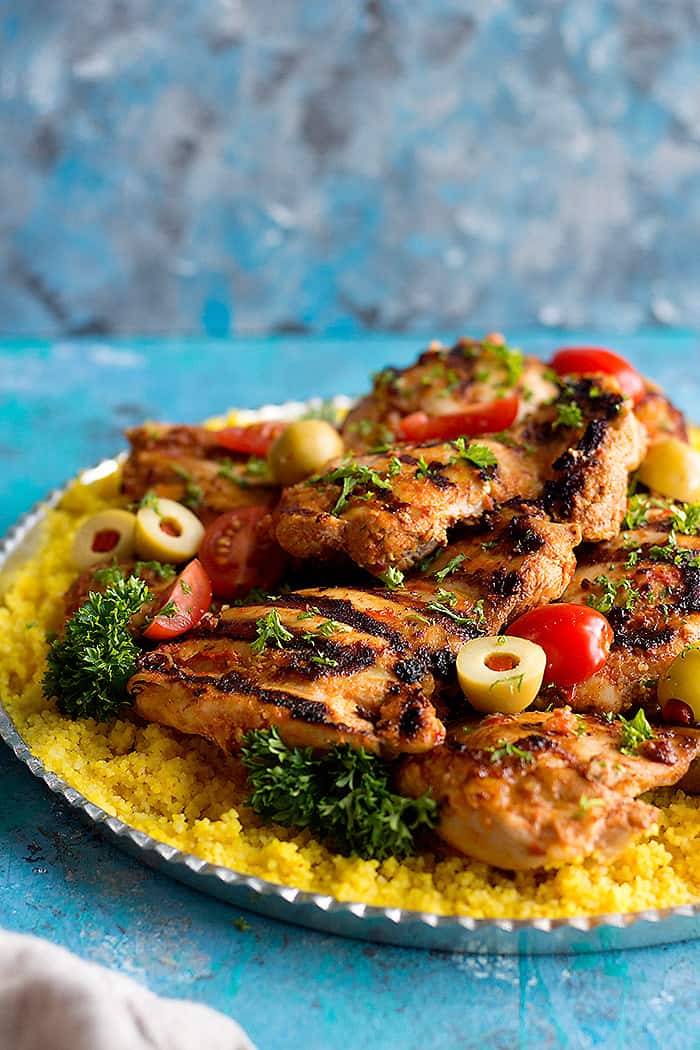 harissa chicken with couscous