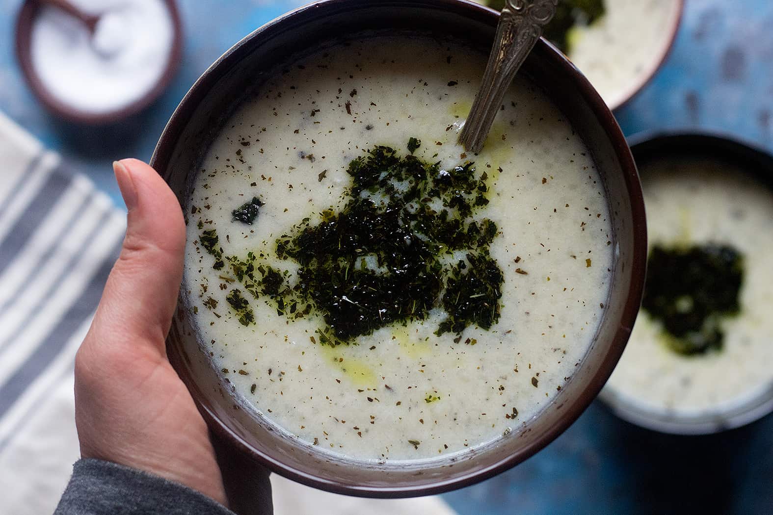 Turkish Yogurt Soup (Yayla Çorbasi) • Unicorns in the Kitchen