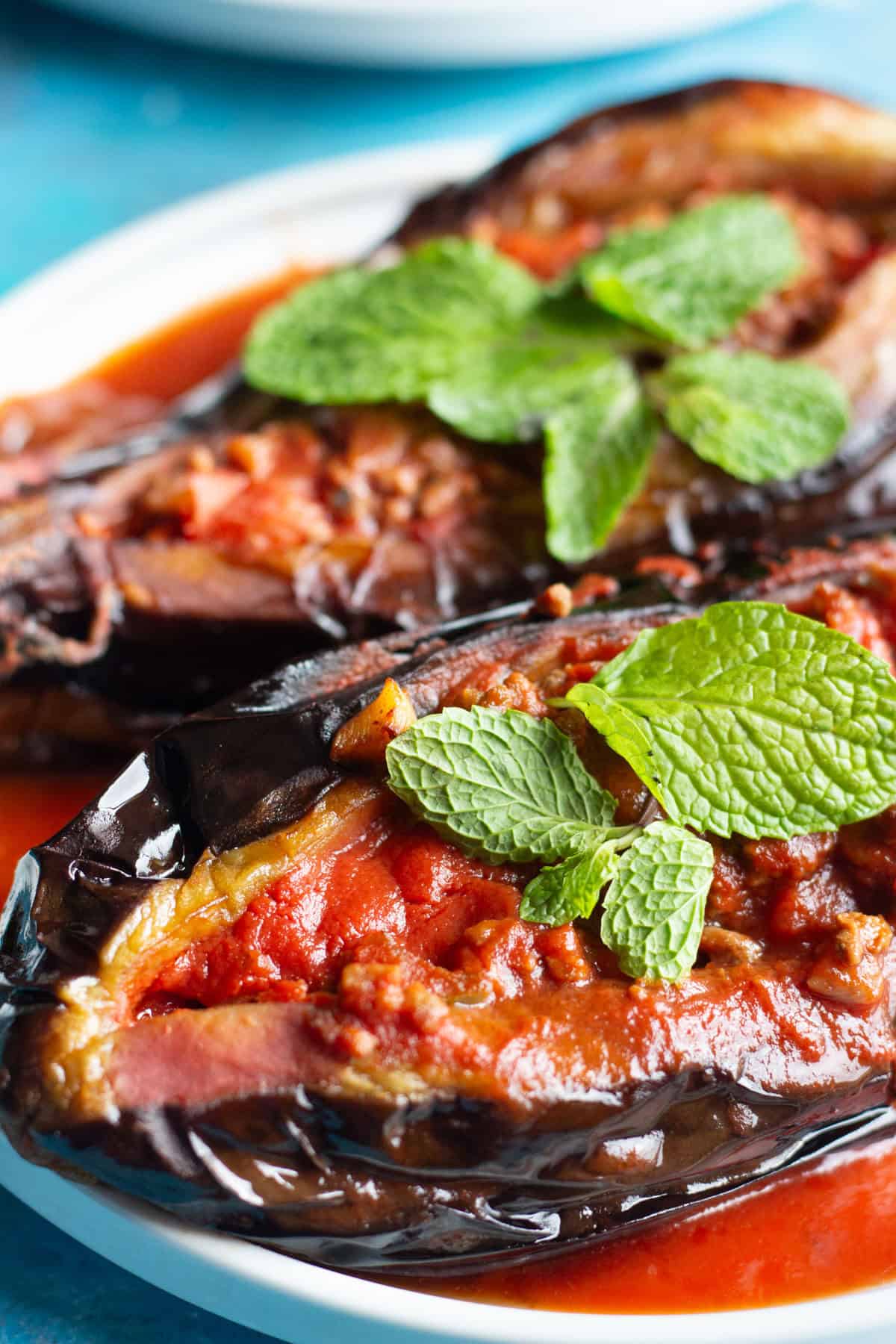 karniyarik is perfect for dinner. 