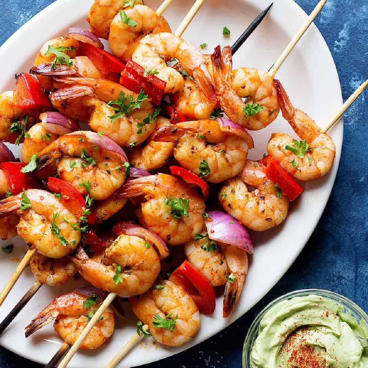 Ready in 30 minutes, these shrimp kabobs are perfect for any day of the week. This recipe is packed with flavor thanks to the best marinade!
