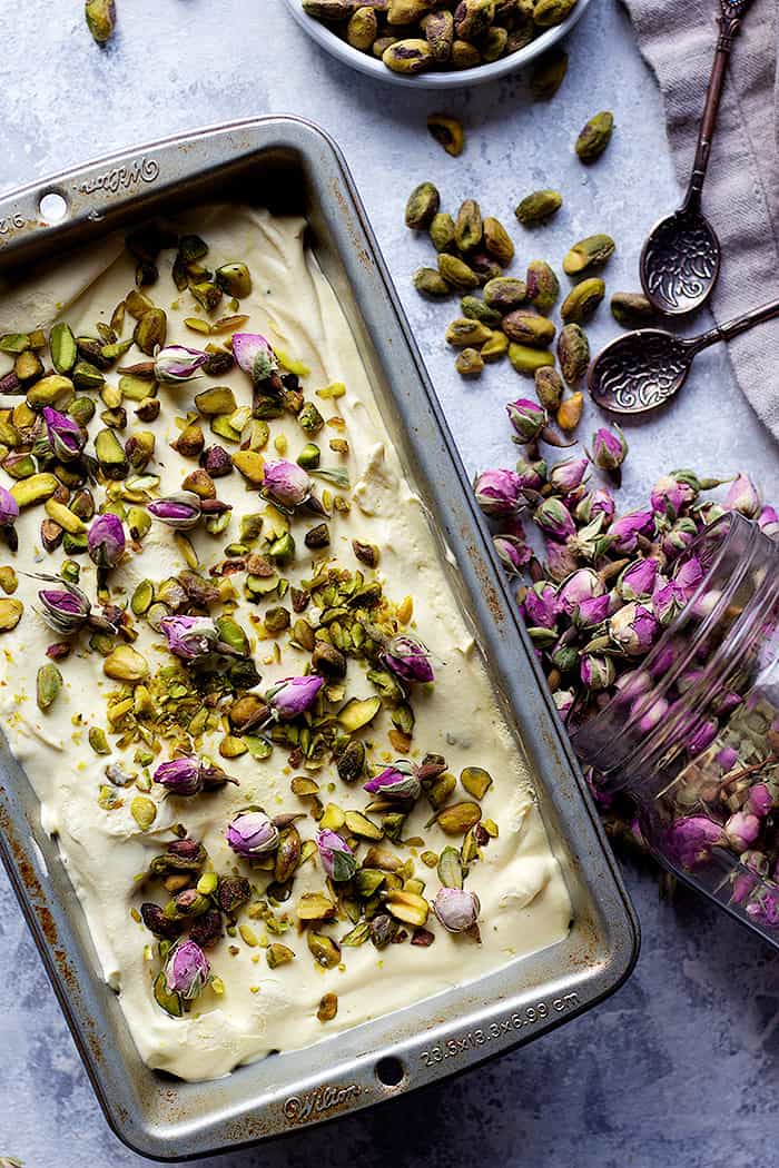 If you're looking for delicious father's day recipes, try this saffron ice cream. 